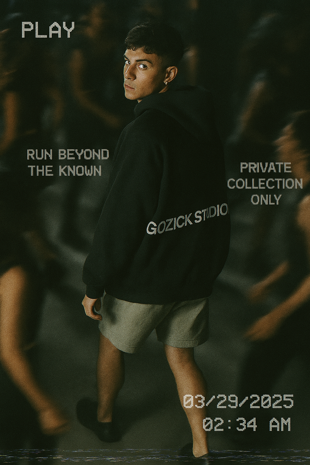 GOZICK STUDIO™ Eternal Run Oversize Hoodie