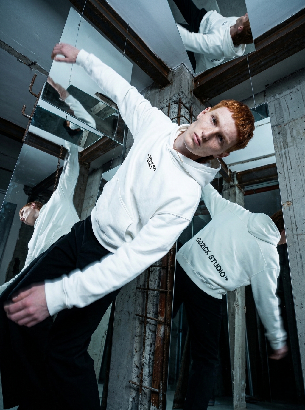 GOZICK STUDIO™ Eternal Run Oversize Hoodie