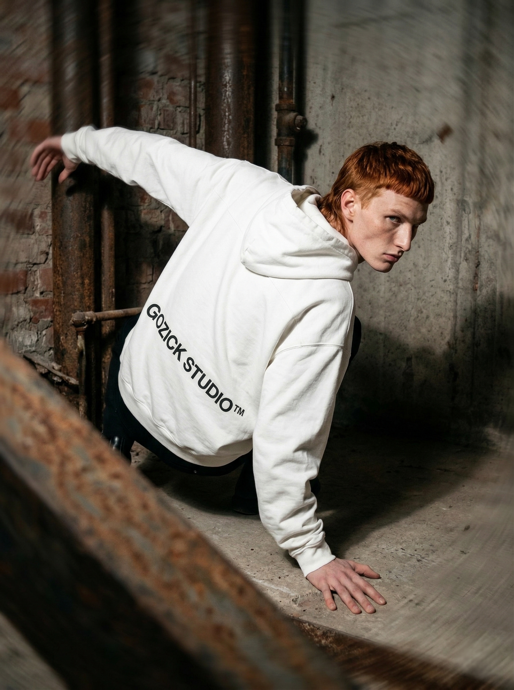 GOZICK STUDIO™ Eternal Run Oversize Hoodie